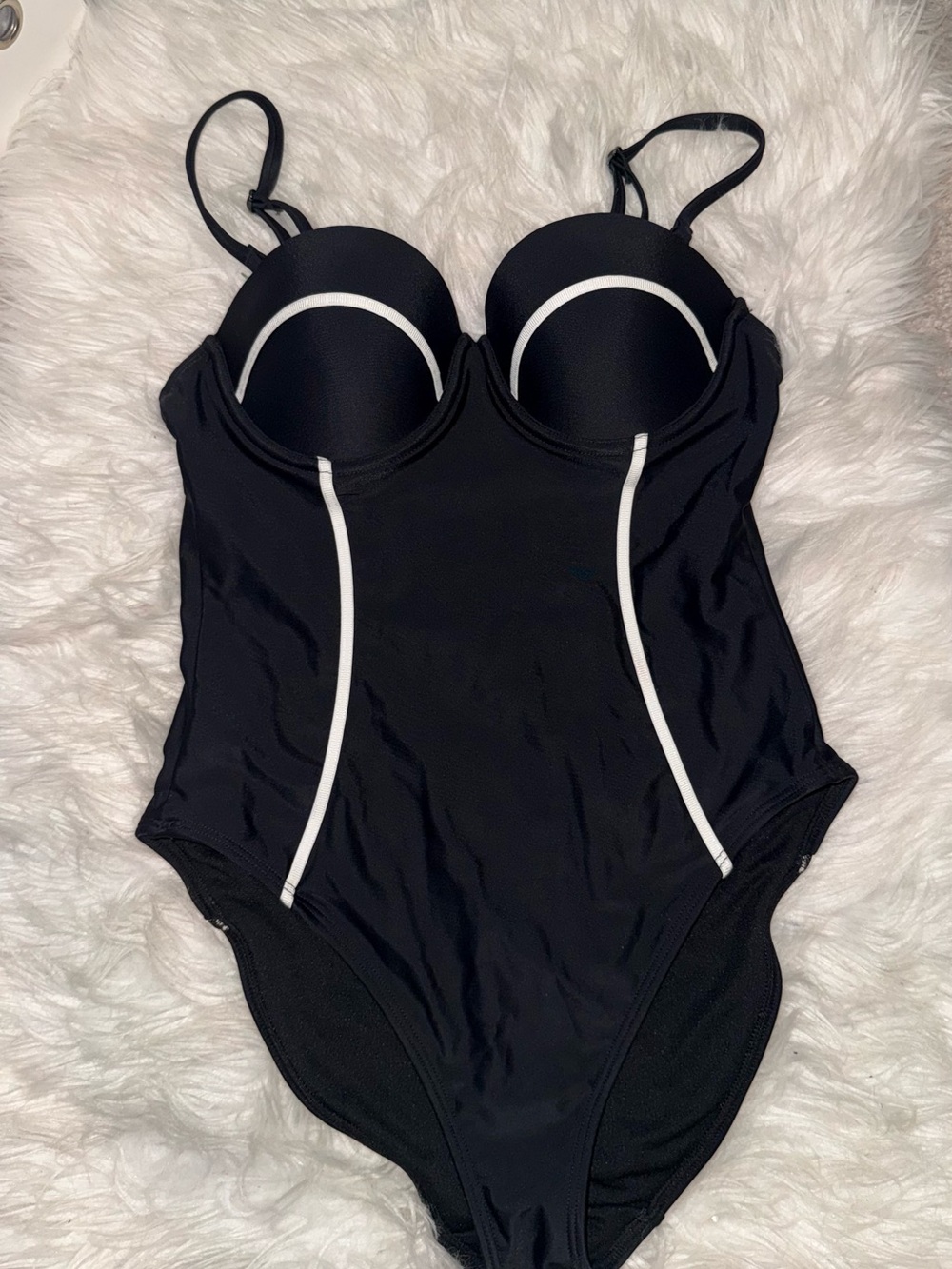 Ted Baker Black Swimsuit with White Trim